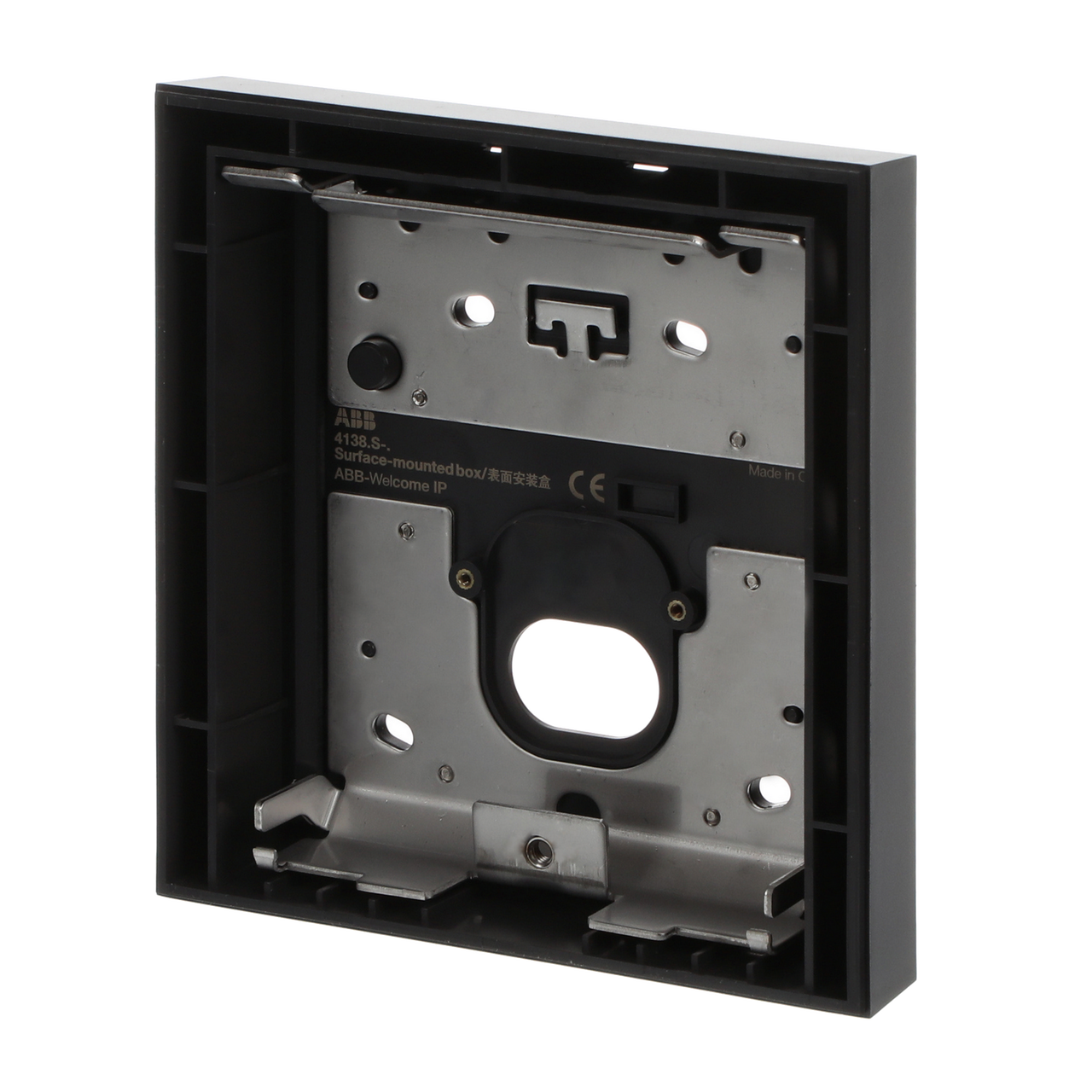SCATOLA DA PARETE NERA 1X1 41381S-B, 1/1, Nero – Immagine 4 di 4
