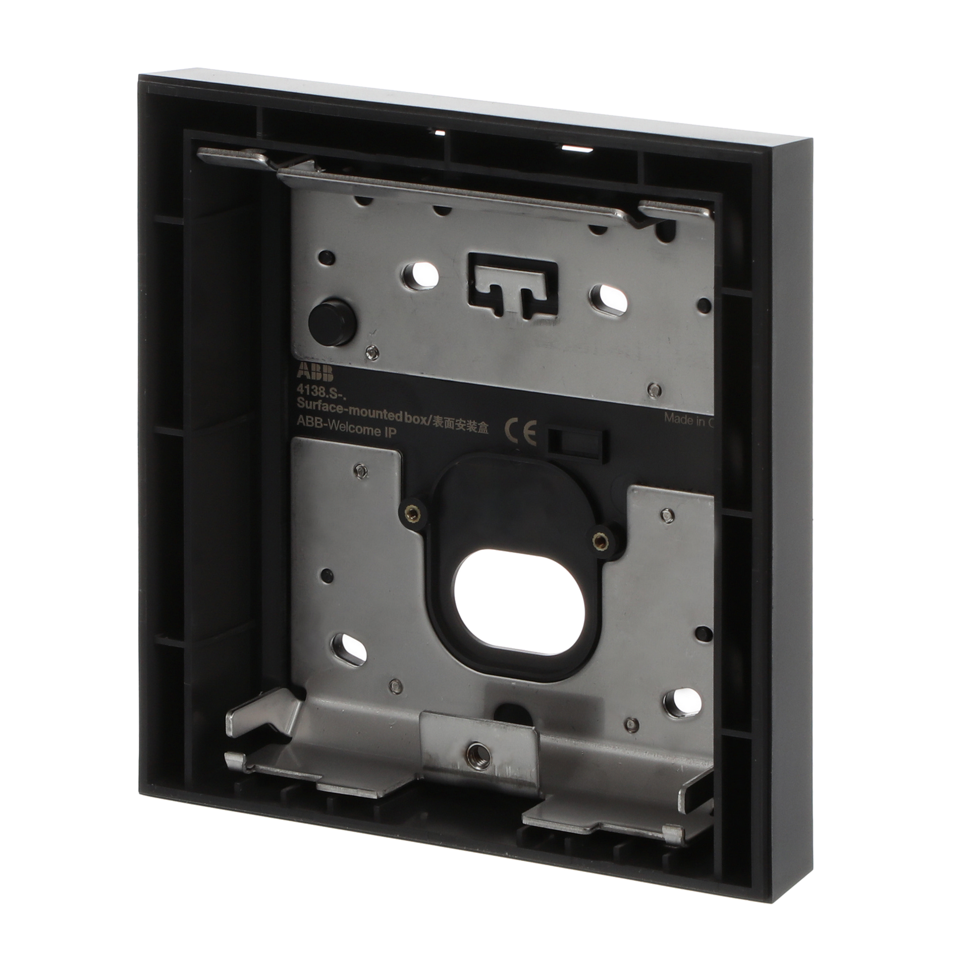 SCATOLA DA PARETE NERA 1X1 41381S-B, 1/1, Nero – Immagine 4 di 4