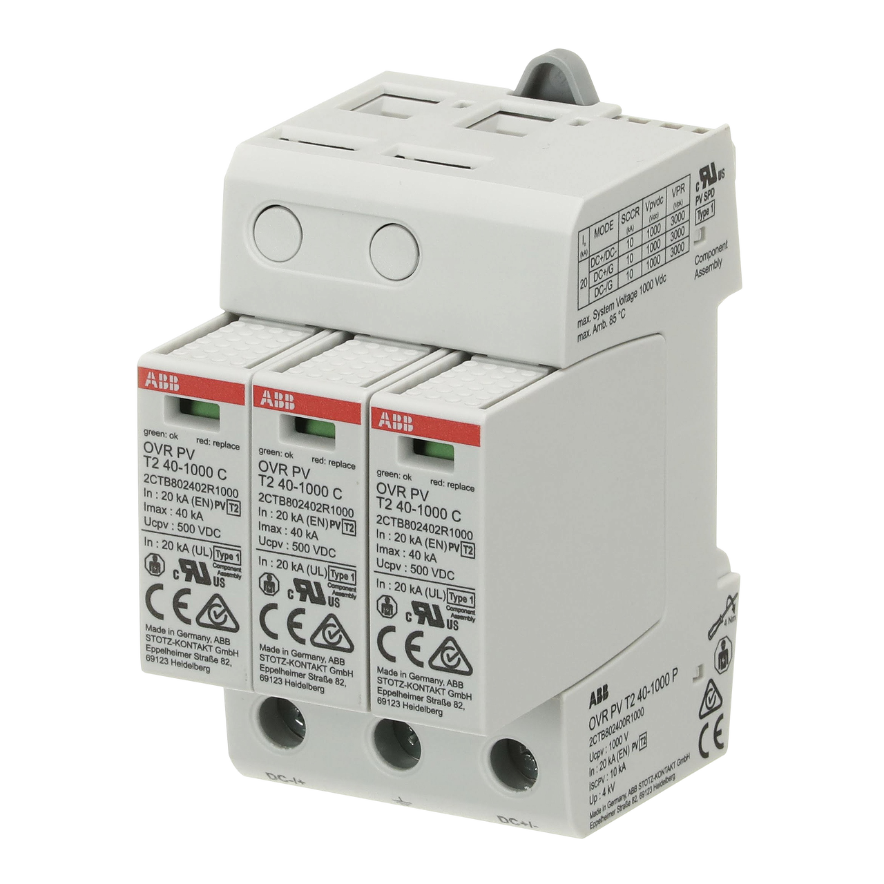 OVR PV T2 40-1000 P Surge Protective Device – Immagine 3 di 3