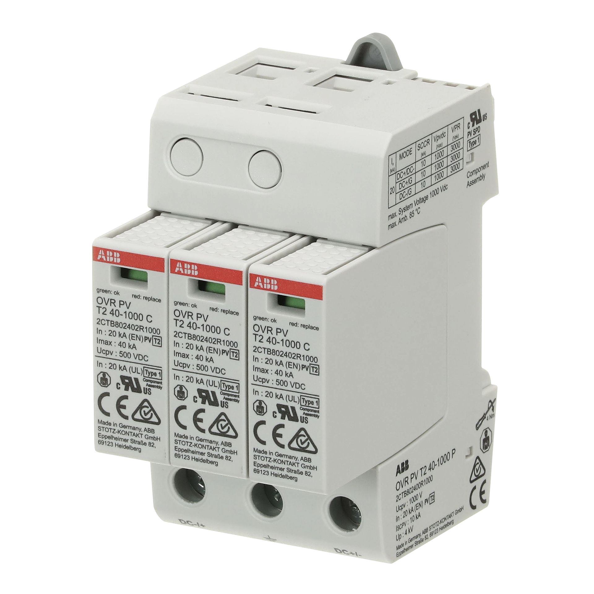 OVR PV T2 40-1000 P Surge Protective Device – Immagine 3 di 3