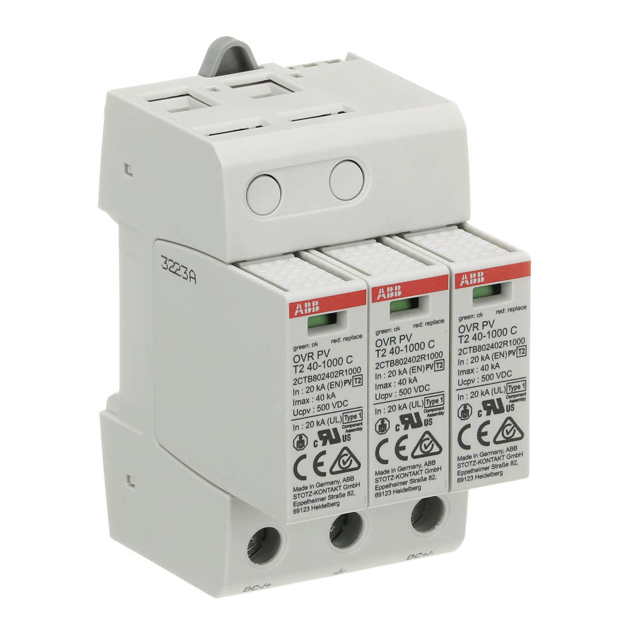 OVR PV T2 40-1000 P Surge Protective Device – Immagine 2 di 3