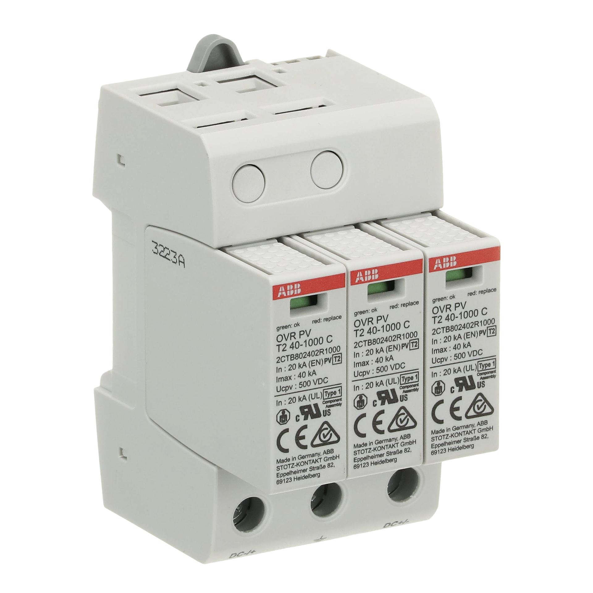 OVR PV T2 40-1000 P Surge Protective Device – Immagine 2 di 3