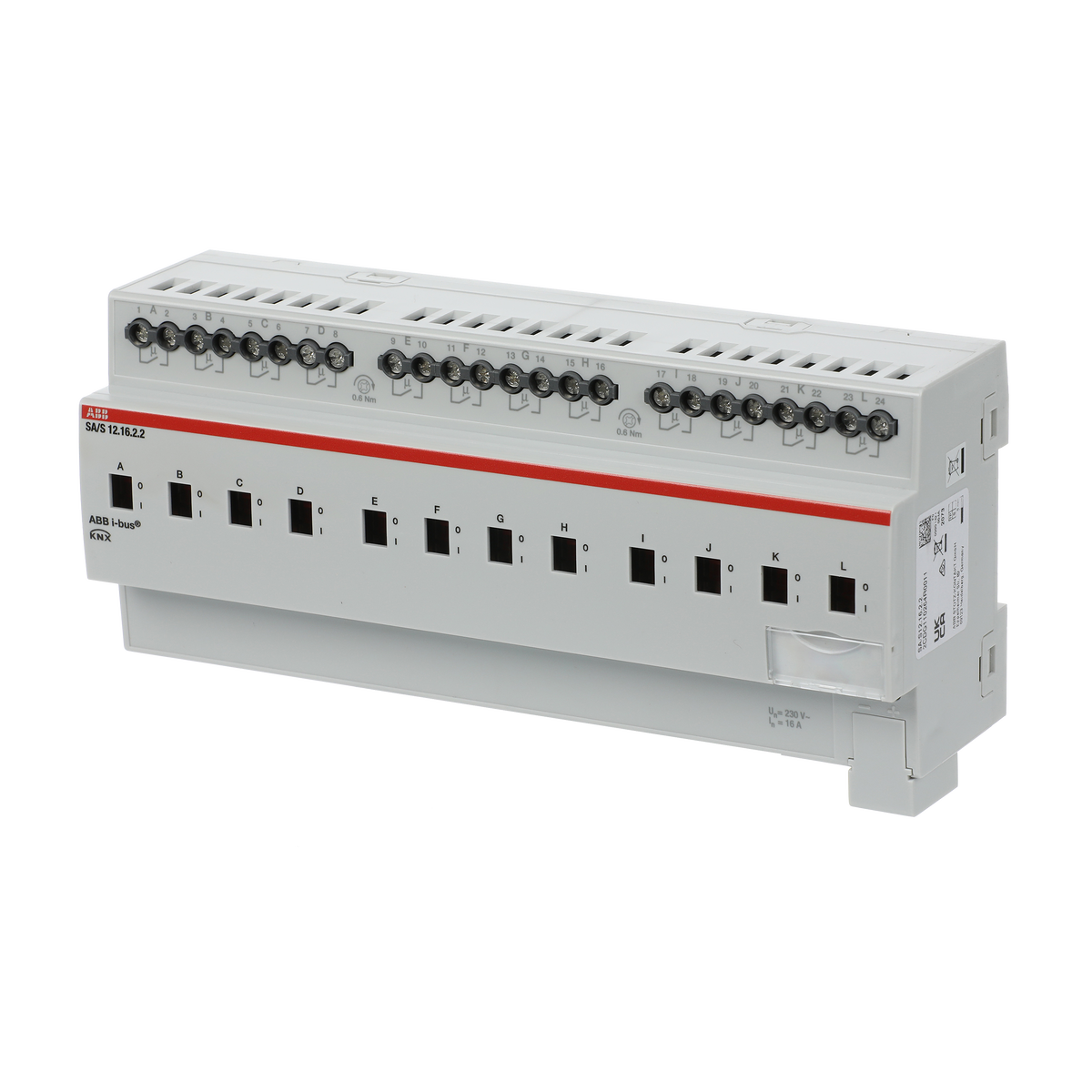 SA/S12.16.2.2 Attuatore di commutazione, 12 canali, 16 A, MDRC – Immagine 3 di 3