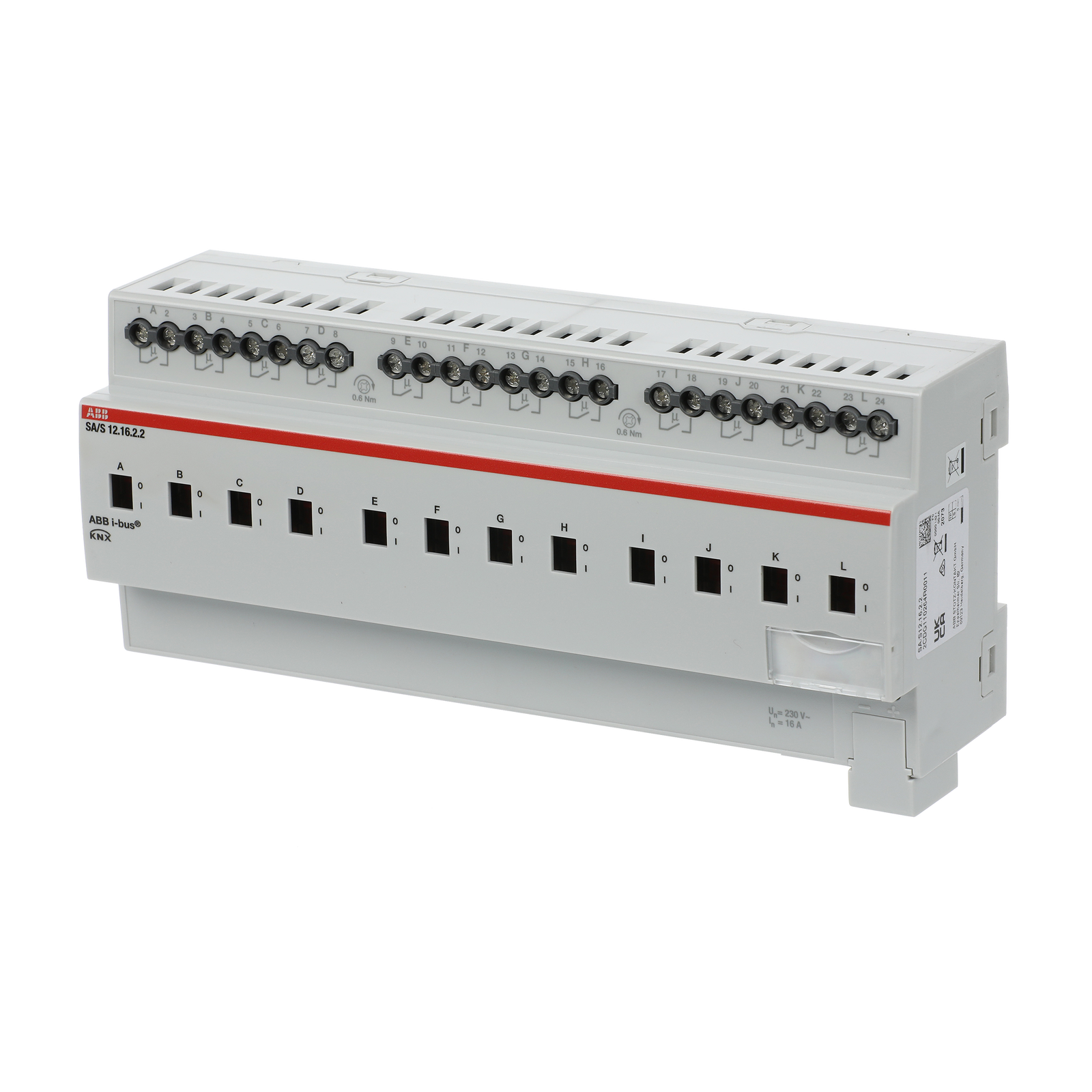 SA/S12.16.2.2 Attuatore di commutazione, 12 canali, 16 A, MDRC – Immagine 3 di 3