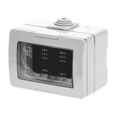 Scatola da parete 3-gang Grigio - Zenit Waterproof