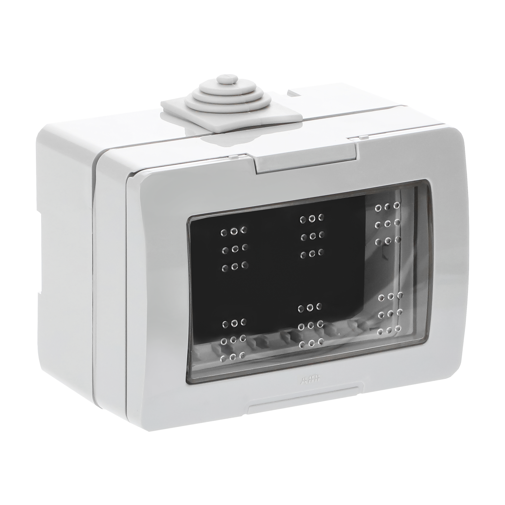 Scatola da parete 3-gang Grigio - Zenit Waterproof – Immagine 3 di 3