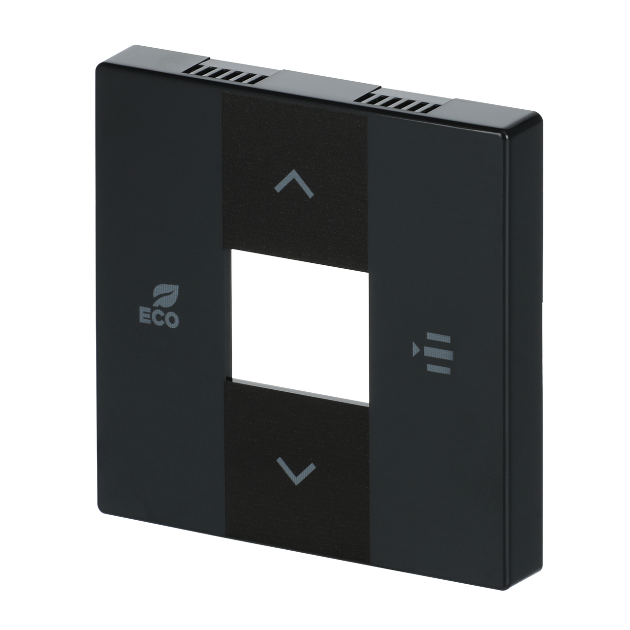 Cover plate Symbols "up, down, ECO, menu" 2gang anthracite - Platform 63 – Immagine 4 di 4