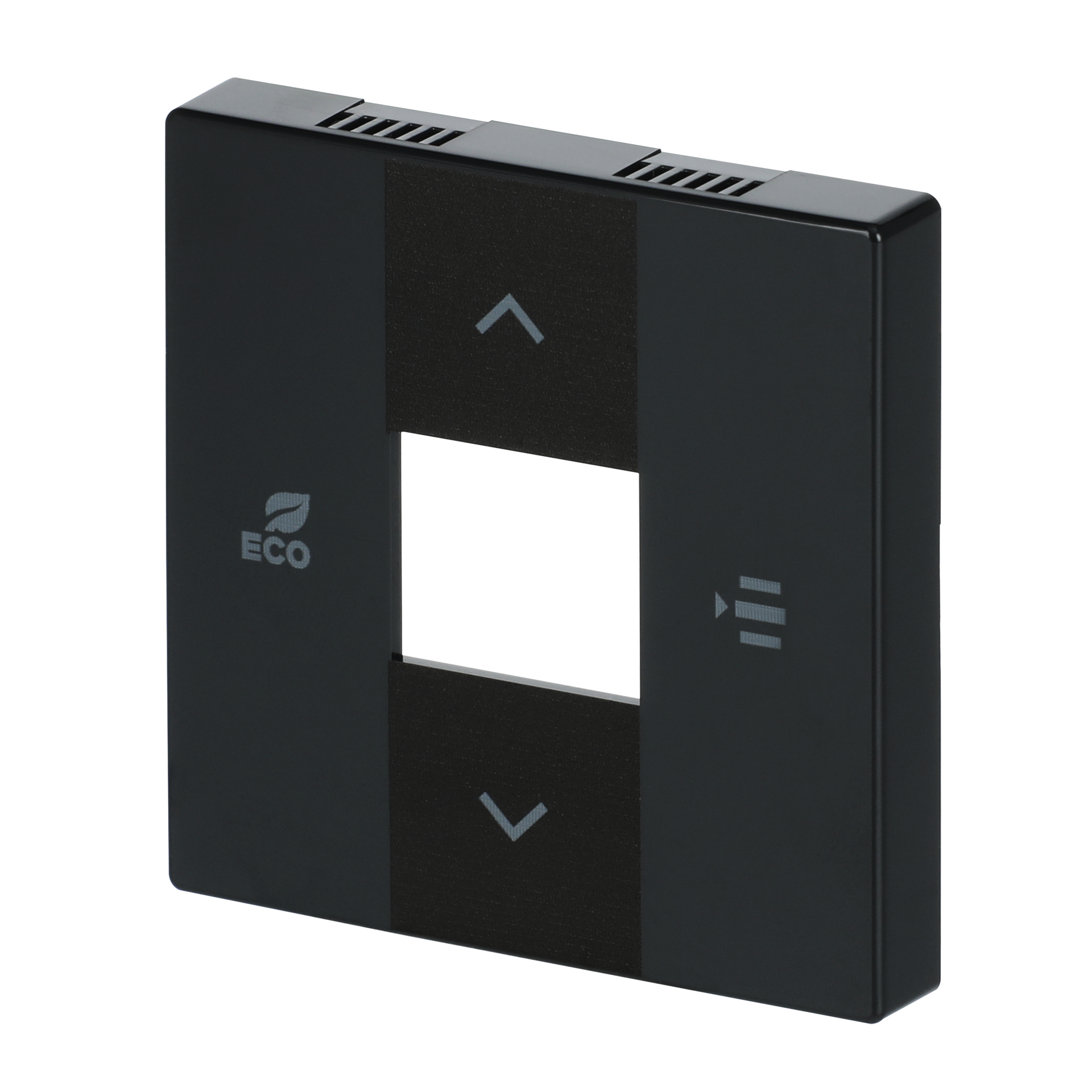 Cover plate Symbols "up, down, ECO, menu" 2gang anthracite - Platform 63 – Immagine 4 di 4