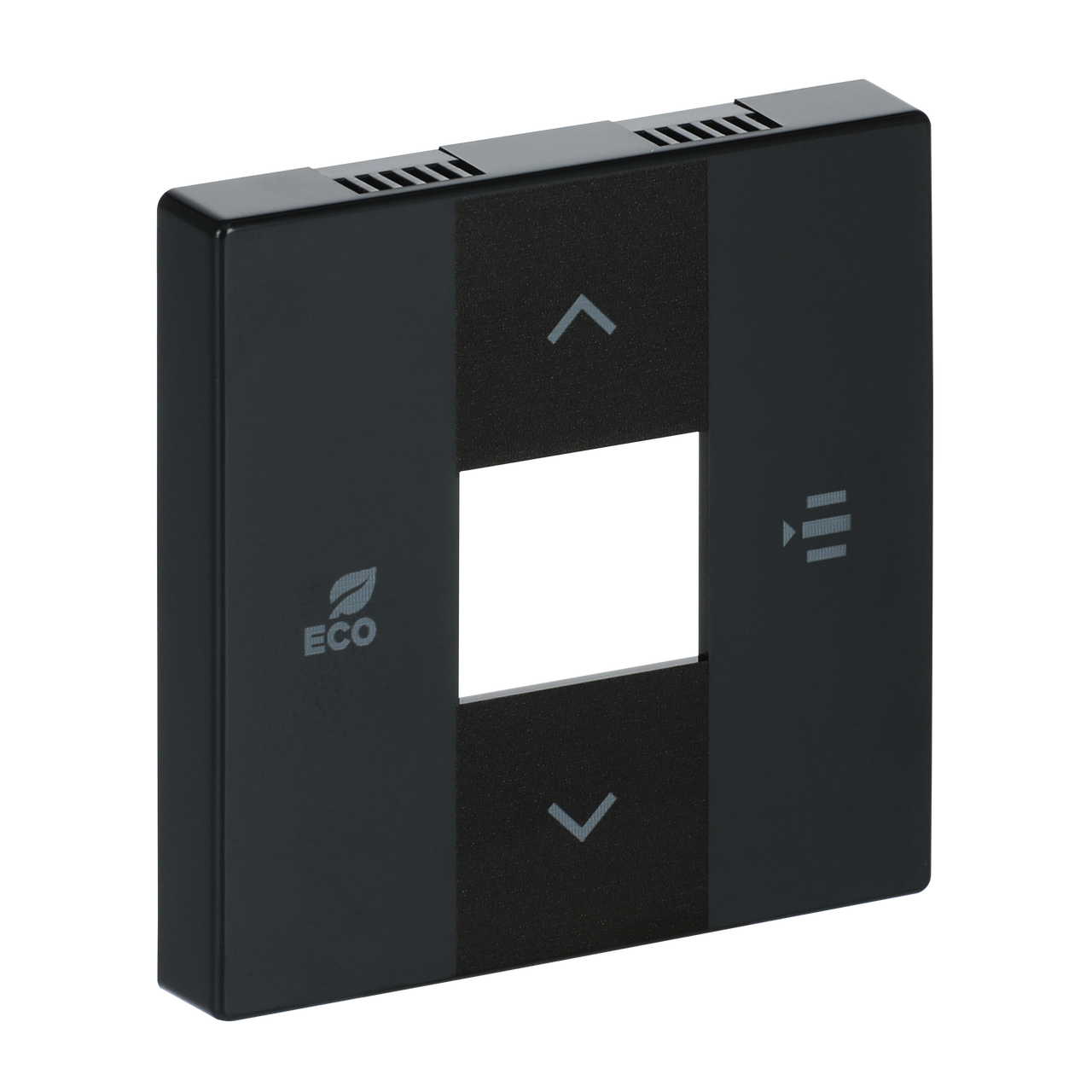 Cover plate Symbols "up, down, ECO, menu" 2gang anthracite - Platform 63 – Immagine 3 di 4
