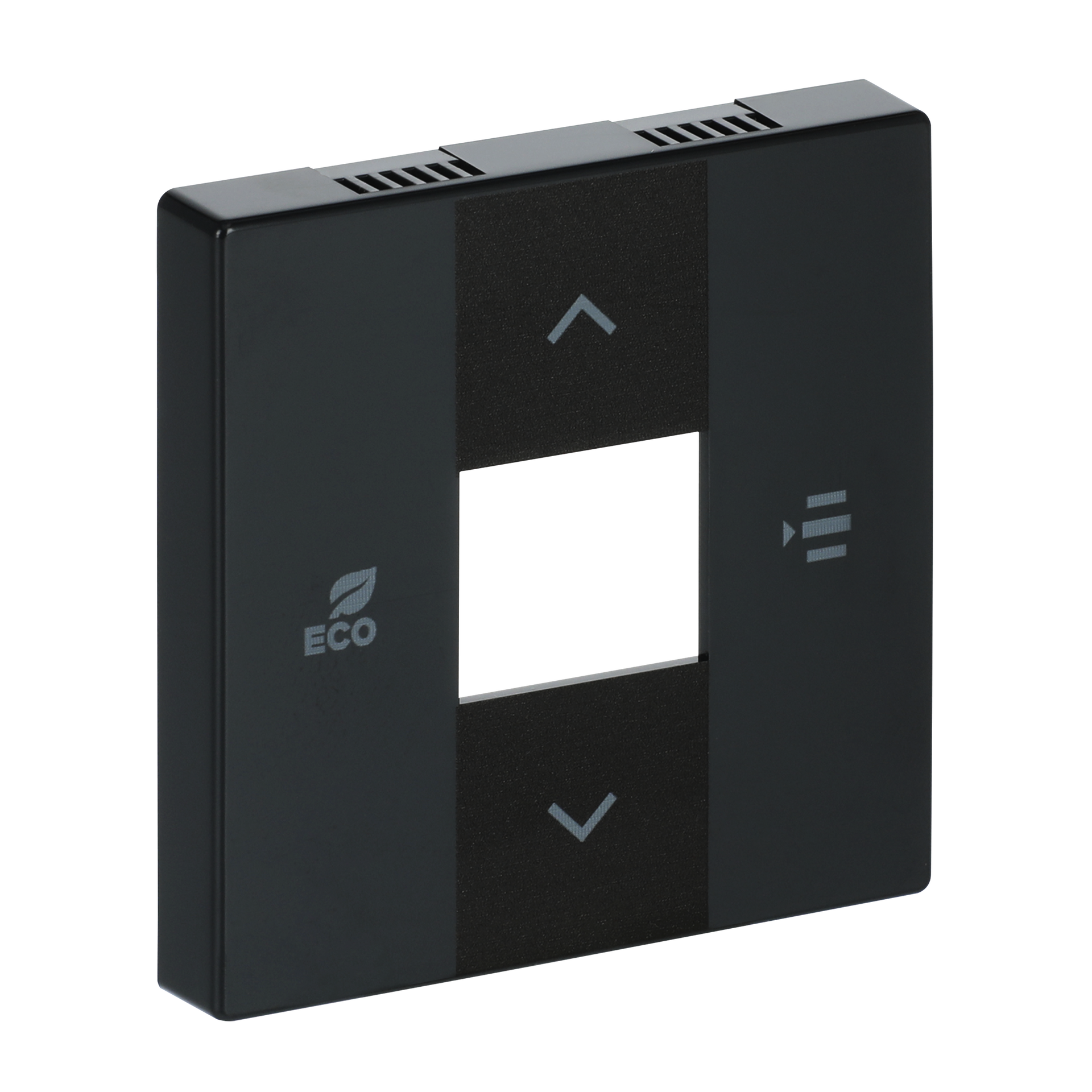 Cover plate Symbols "up, down, ECO, menu" 2gang anthracite - Platform 63 – Immagine 3 di 4