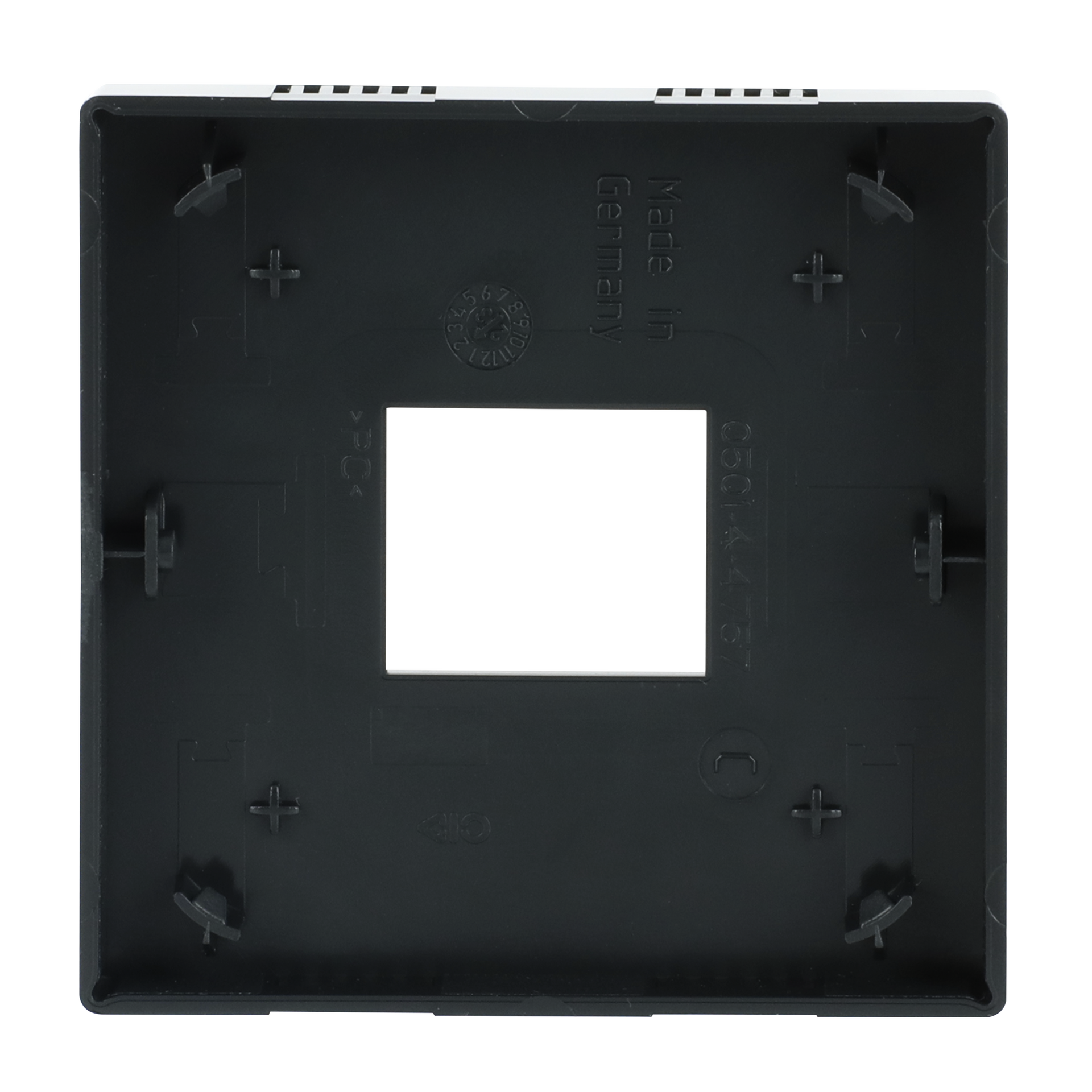Cover plate Symbols "up, down, ECO, menu" 2gang anthracite - Platform 63 – Immagine 2 di 4