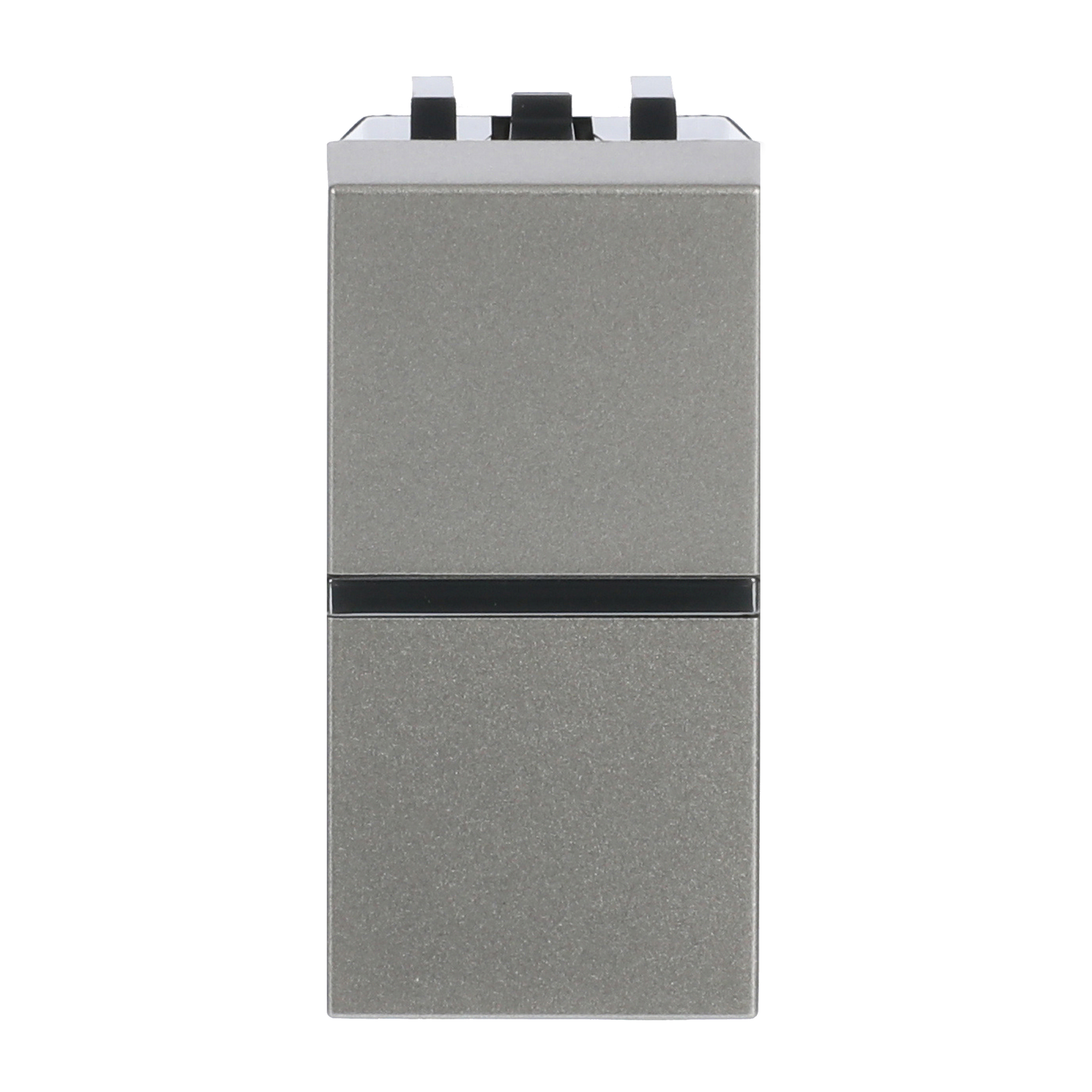 Pulsante Without imprint Single push button 1P 1NO 0NC 1CO Champagne - Zenit – Immagine 2 di 4