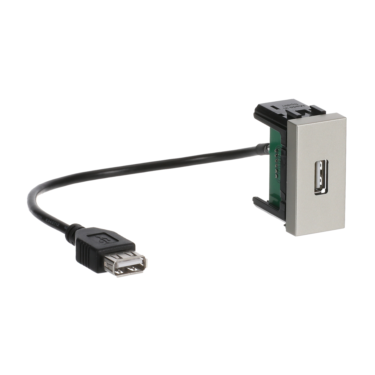 Presa USB Usb 1 gang Champagne - Zenit – Immagine 3 di 4