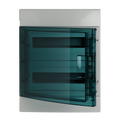 Parete IP65  MISTRAL65, Surface mounting, 24 modules, 2 row(s), IP65,  Door: Single, Plastic, Transparent, Dimensions: 435 mm x 320 mm x 155 mm