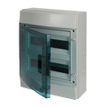 Parete IP65  MISTRAL65, Surface mounting, 24 modules, 2 row(s), IP65,  Door: Single, Plastic, Transparent, Dimensions: 435 mm x 320 mm x 155 mm