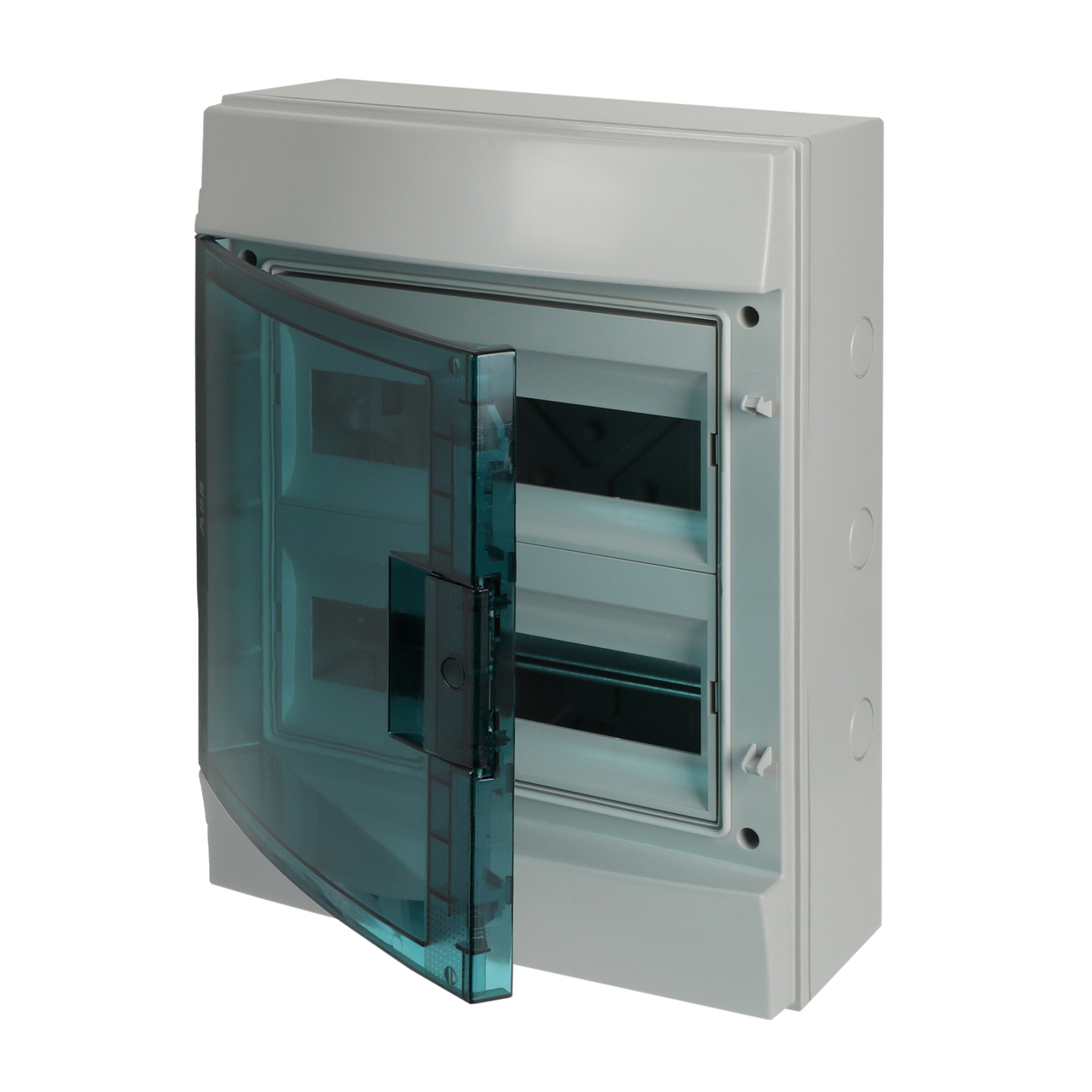 Parete IP65  MISTRAL65, Surface mounting, 24 modules, 2 row(s), IP65,  Door: Single, Plastic, Transparent, Dimensions: 435 mm x 320 mm x 155 mm – Immagine 3 di 3