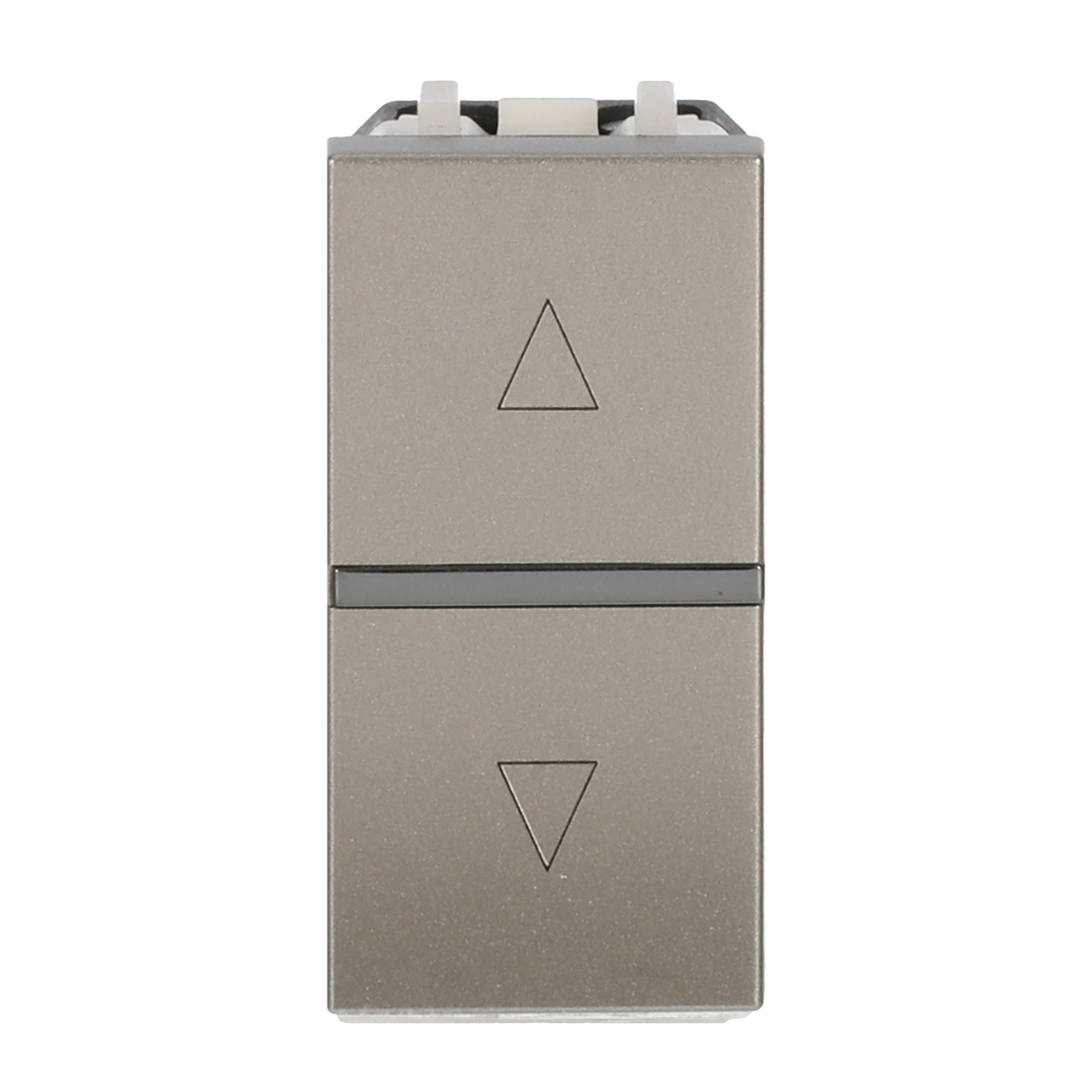 Pulsante tapparelle 1gang 1-pole push button 1 rocker Champagne - Zenit – Immagine 2 di 3