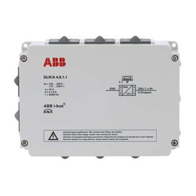 DLR/A 4.8.1.1 DALI Gateway, 4 canali, montaggio controsoffitto