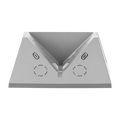 MasterLINE Ceiling/Corner Adapter silver metallic