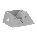 MasterLINE Ceiling/Corner Adapter silver metallic