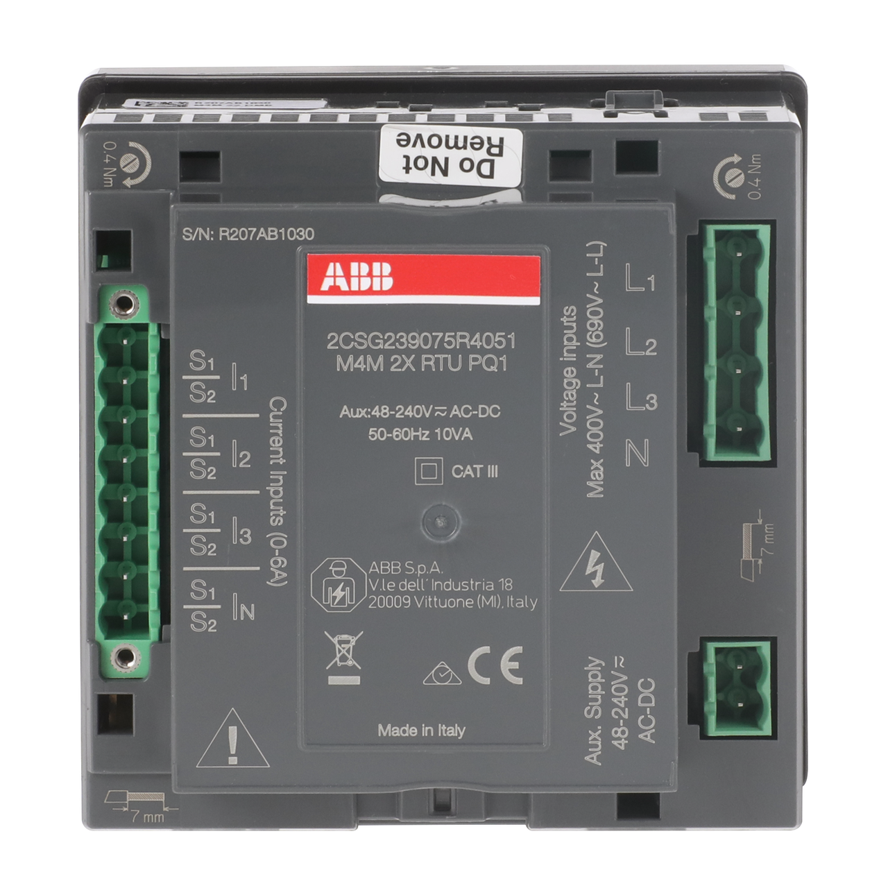M4M 2X MODBUS PQ1 Network analyzer