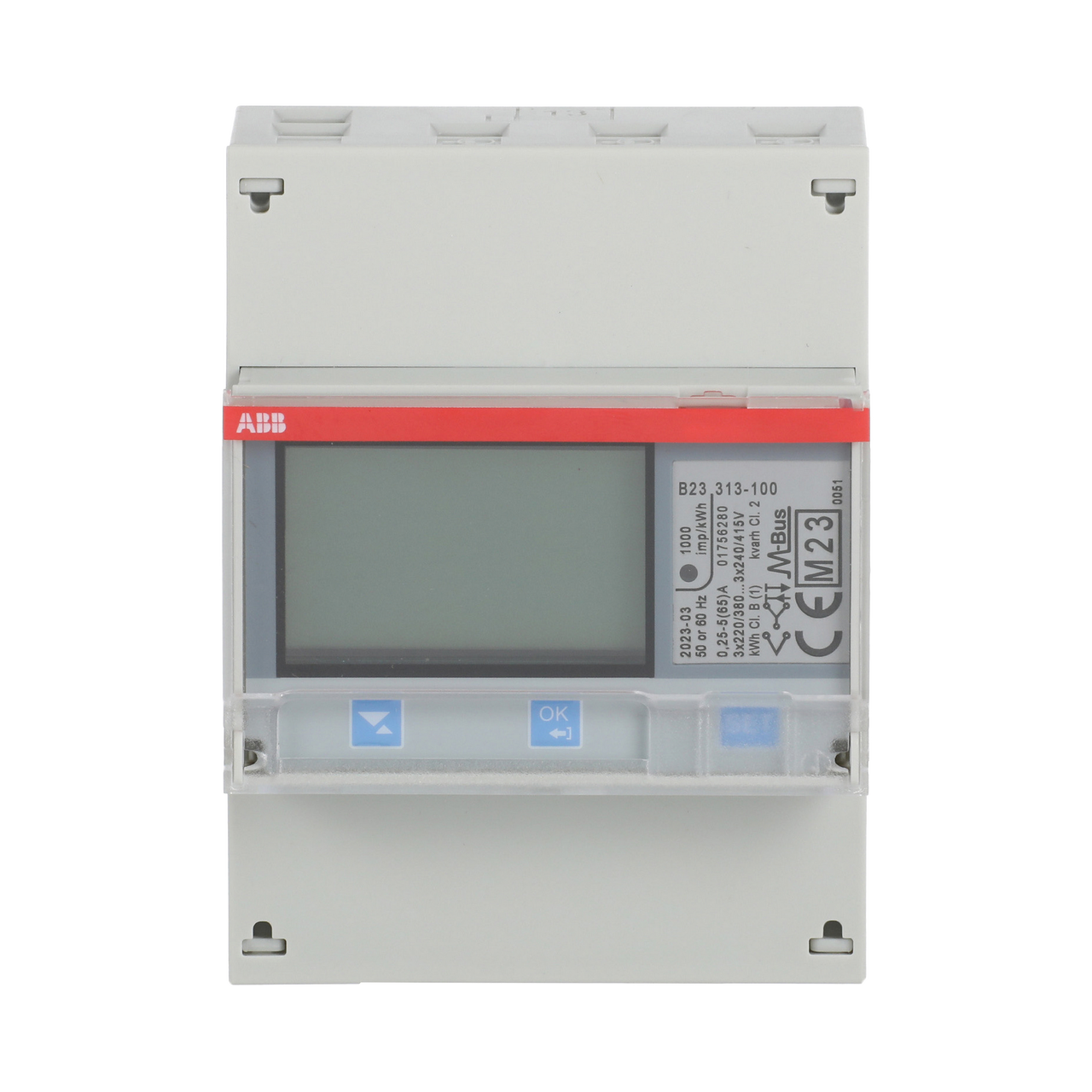 B23 313 - 100 M-BUS 'Silver', M-Bus, 3-phase, 5 A