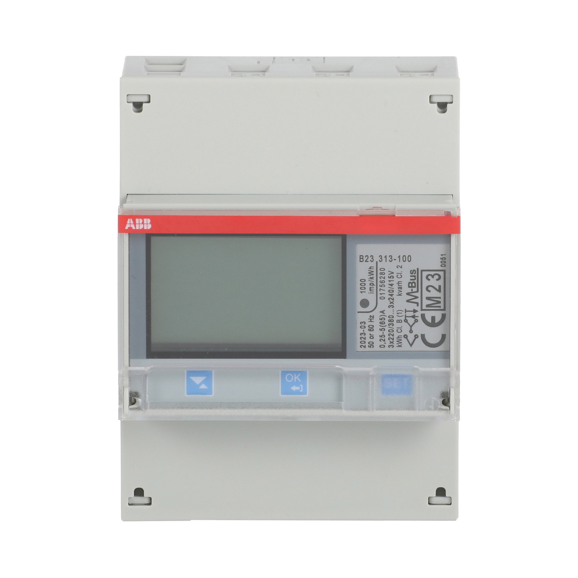 B23 313 - 100 M-BUS 'Silver', M-Bus, 3-phase, 5 A
