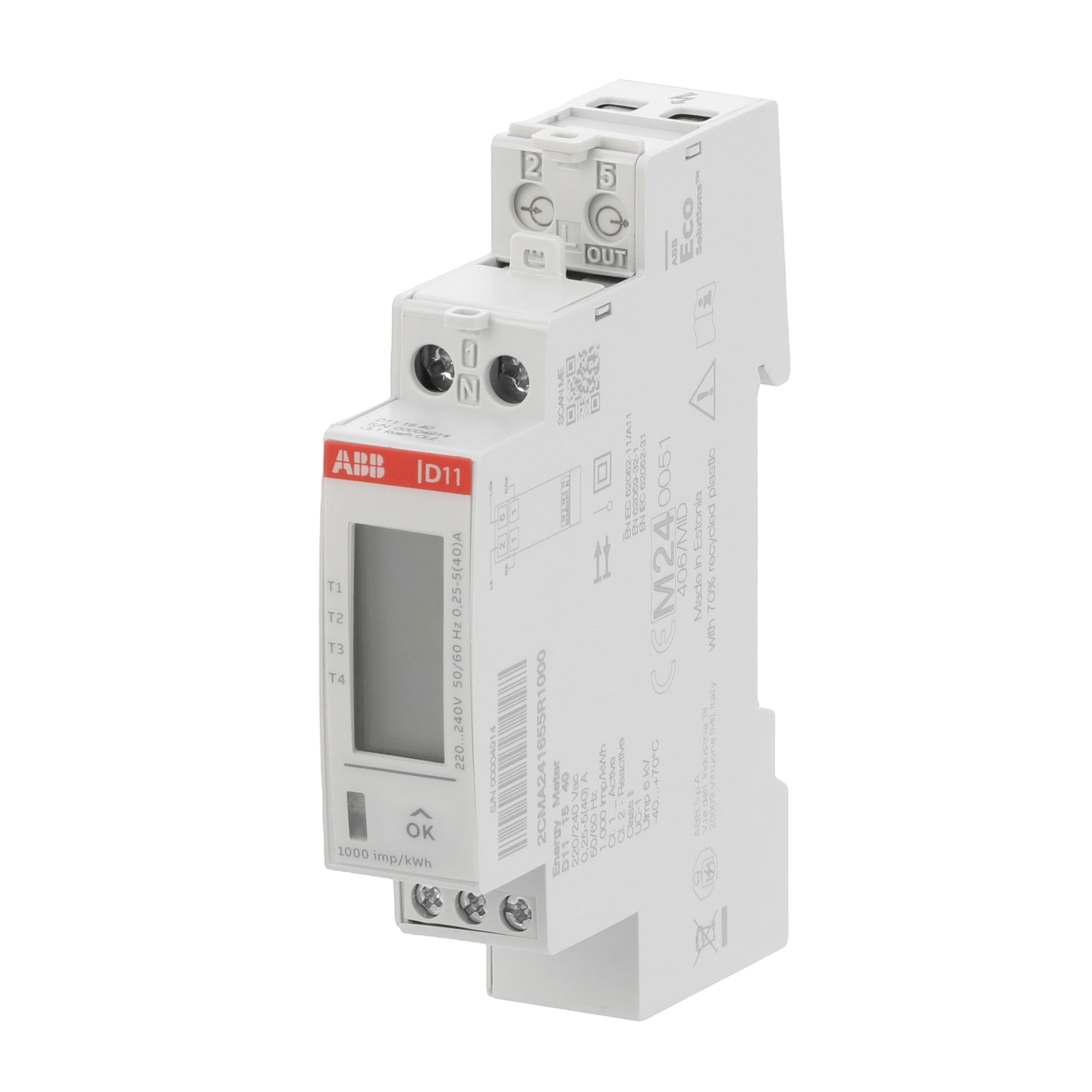 Energy meter '15', 1-phase, 40 A – Immagine 3 di 3