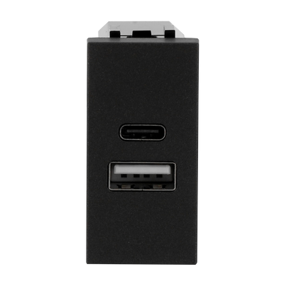 Caricatore USB Breakout cable with USB A/C Antracite - Zenit