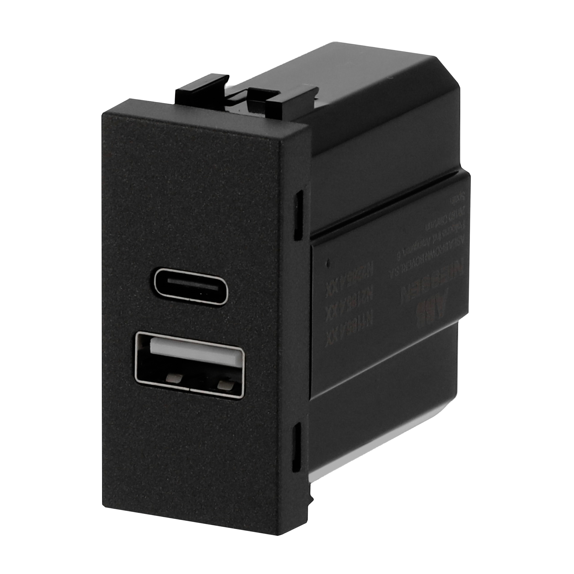 Caricatore USB Breakout cable with USB A/C Antracite - Zenit – Immagine 3 di 3