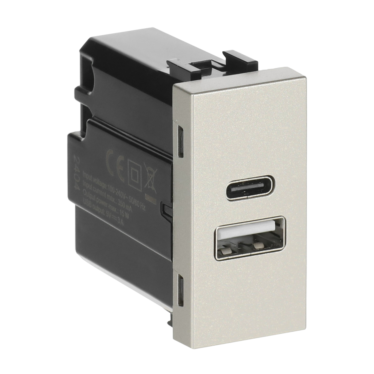 Caricatore USB Breakout cable with USB A/C Champagne - Zenit