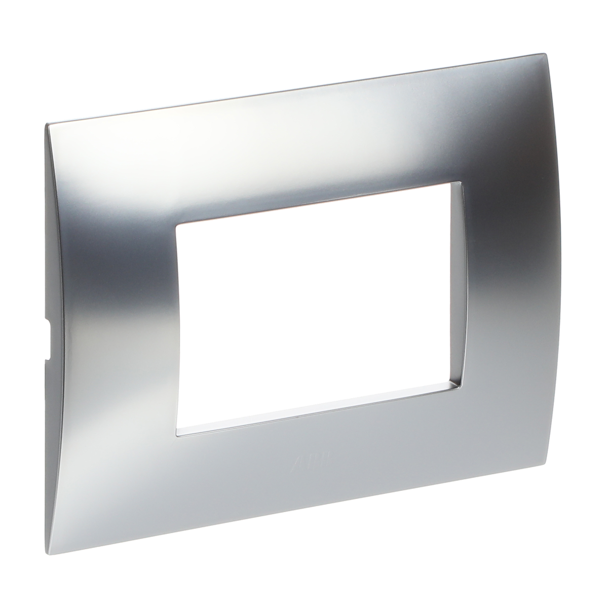 Placche metallizzate 3Moduli 1-gang Cromo - Chiara – Immagine 3 di 3