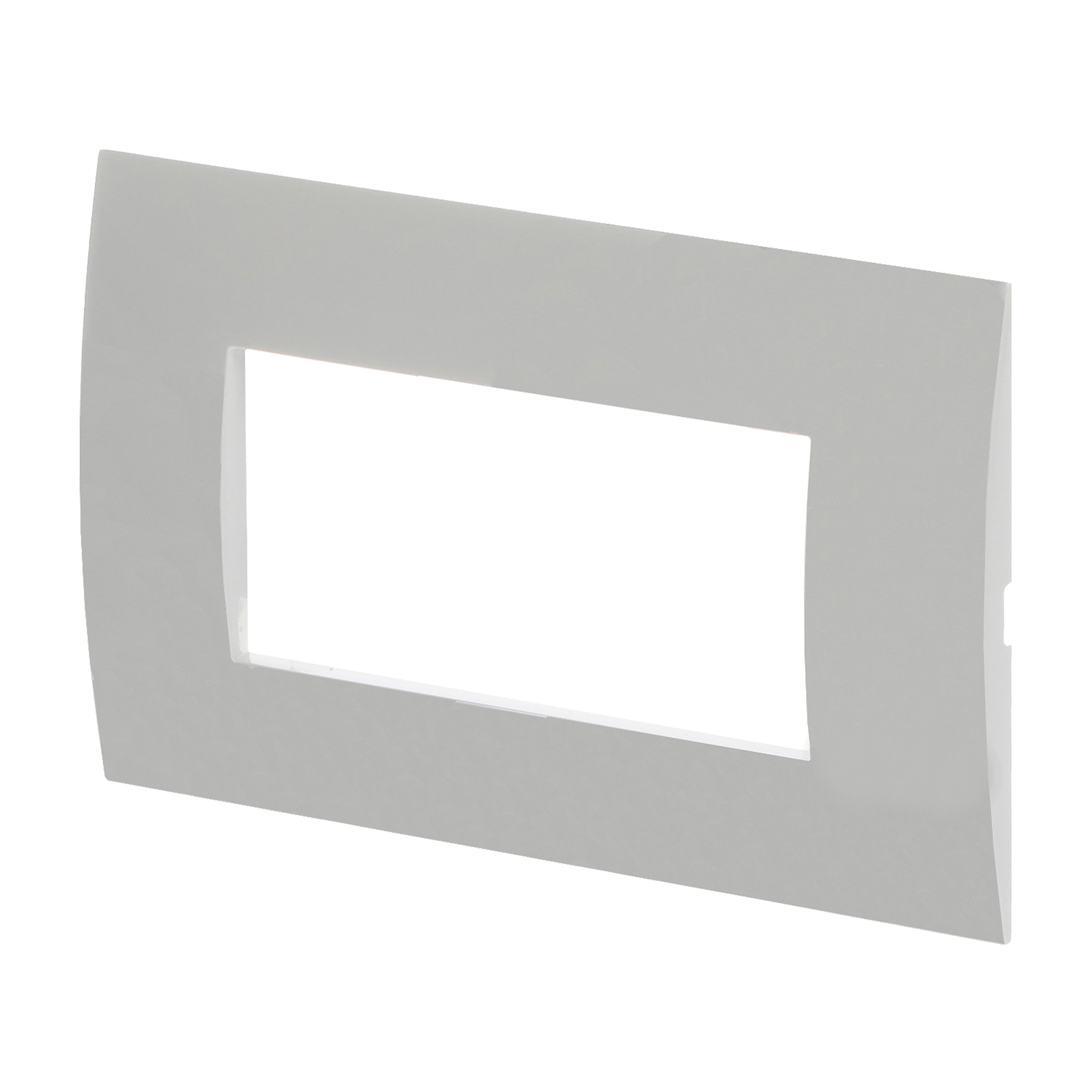 Placche in tecnopolimero 4Moduli 1-gang Bianco - Chiara – Immagine 3 di 3
