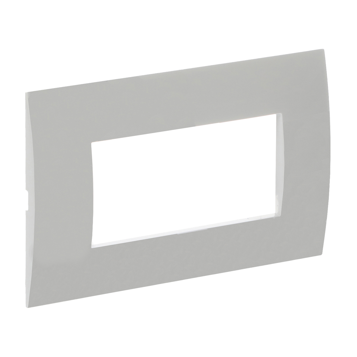 Placche in tecnopolimero 4Moduli 1-gang Bianco - Chiara – Immagine 2 di 3