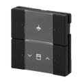 HVAC/CO2-device 4gang black matt - Platform 63