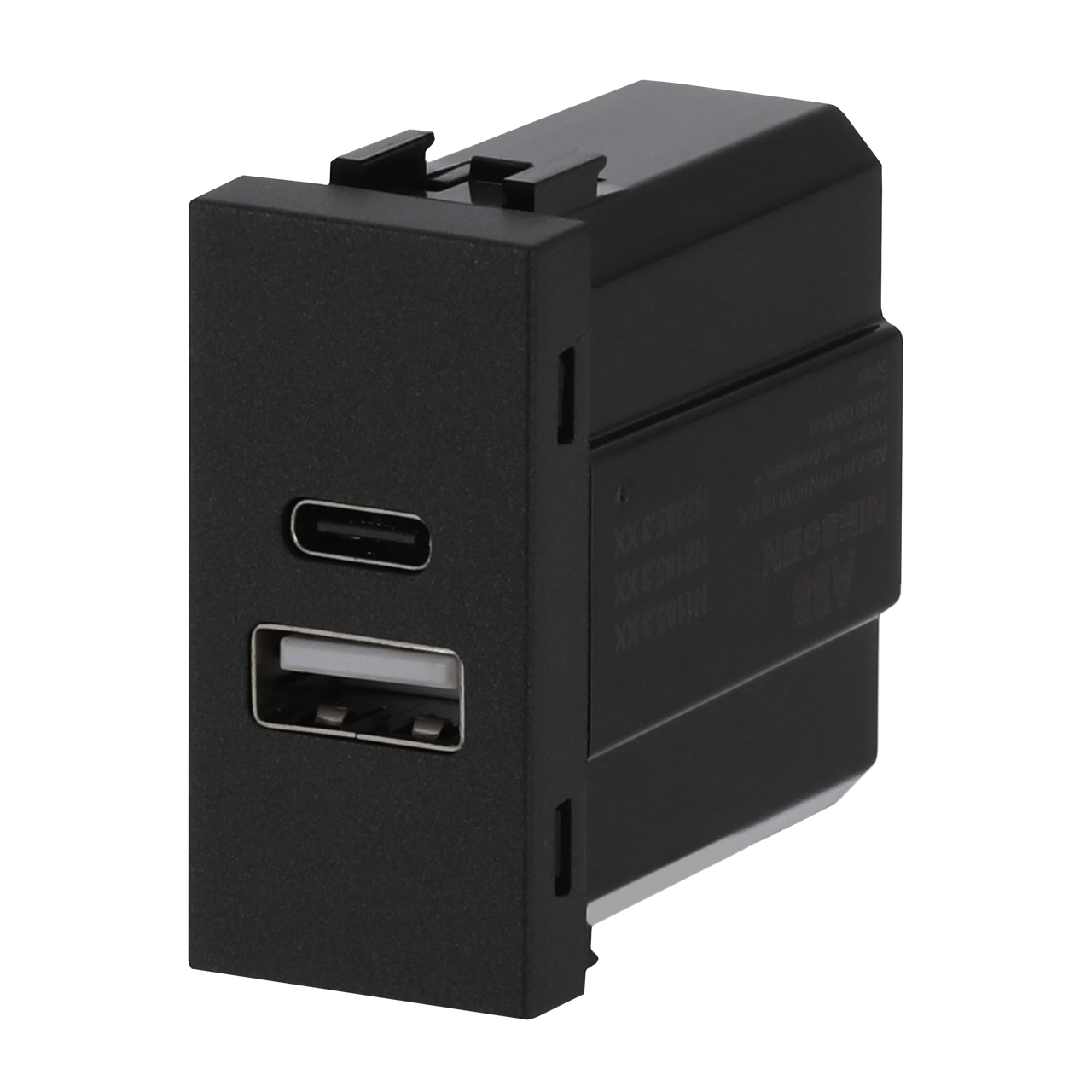 Caricatore USB Breakout cable with USB A/C Antracite - Zenit – Immagine 3 di 3