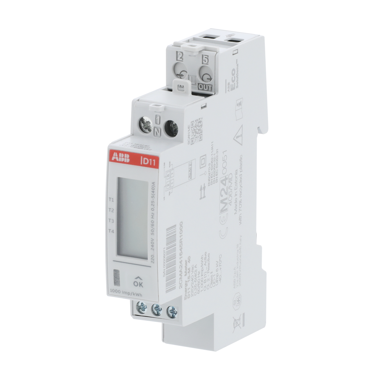 Energy meter '15', 1-phase, 40 A