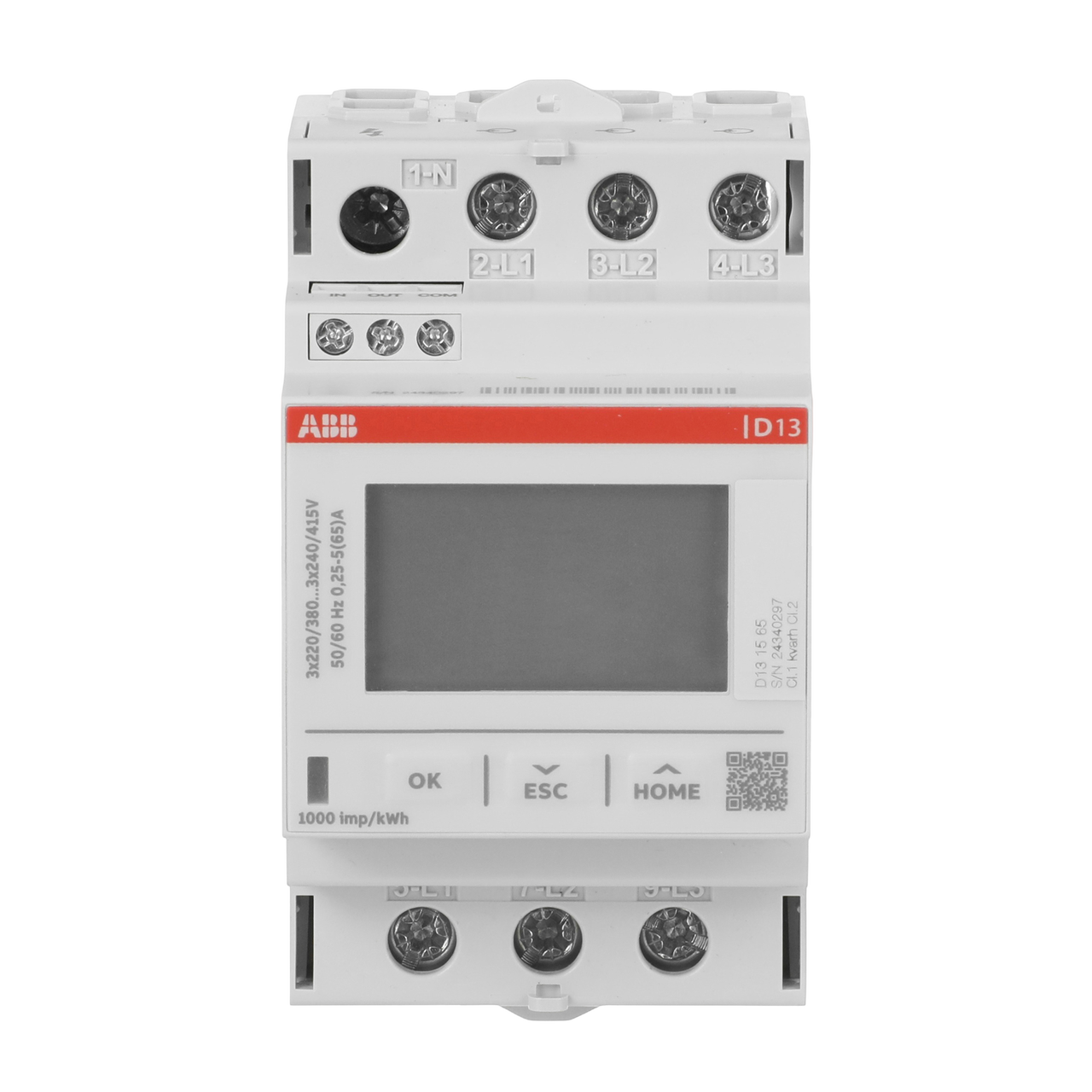 Energy meter '15', 3-phase, 65 A – Immagine 2 di 4