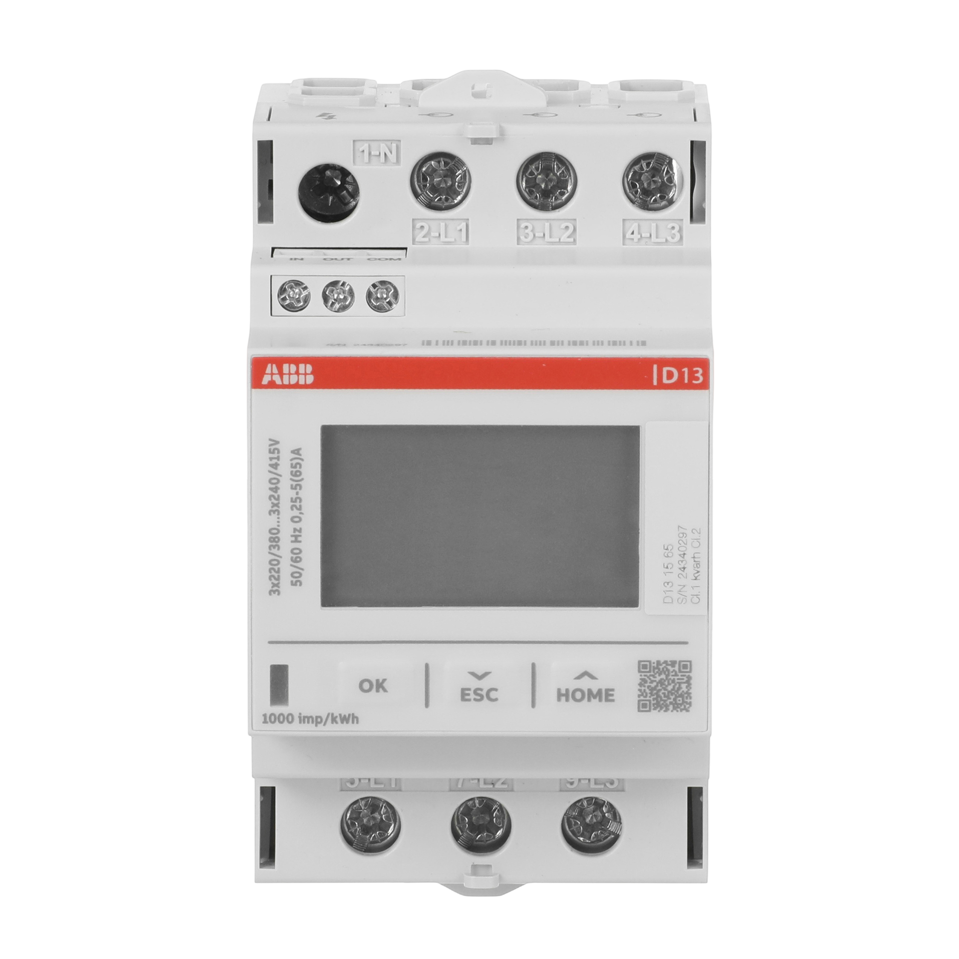 Energy meter '15', 3-phase, 65 A – Immagine 2 di 4