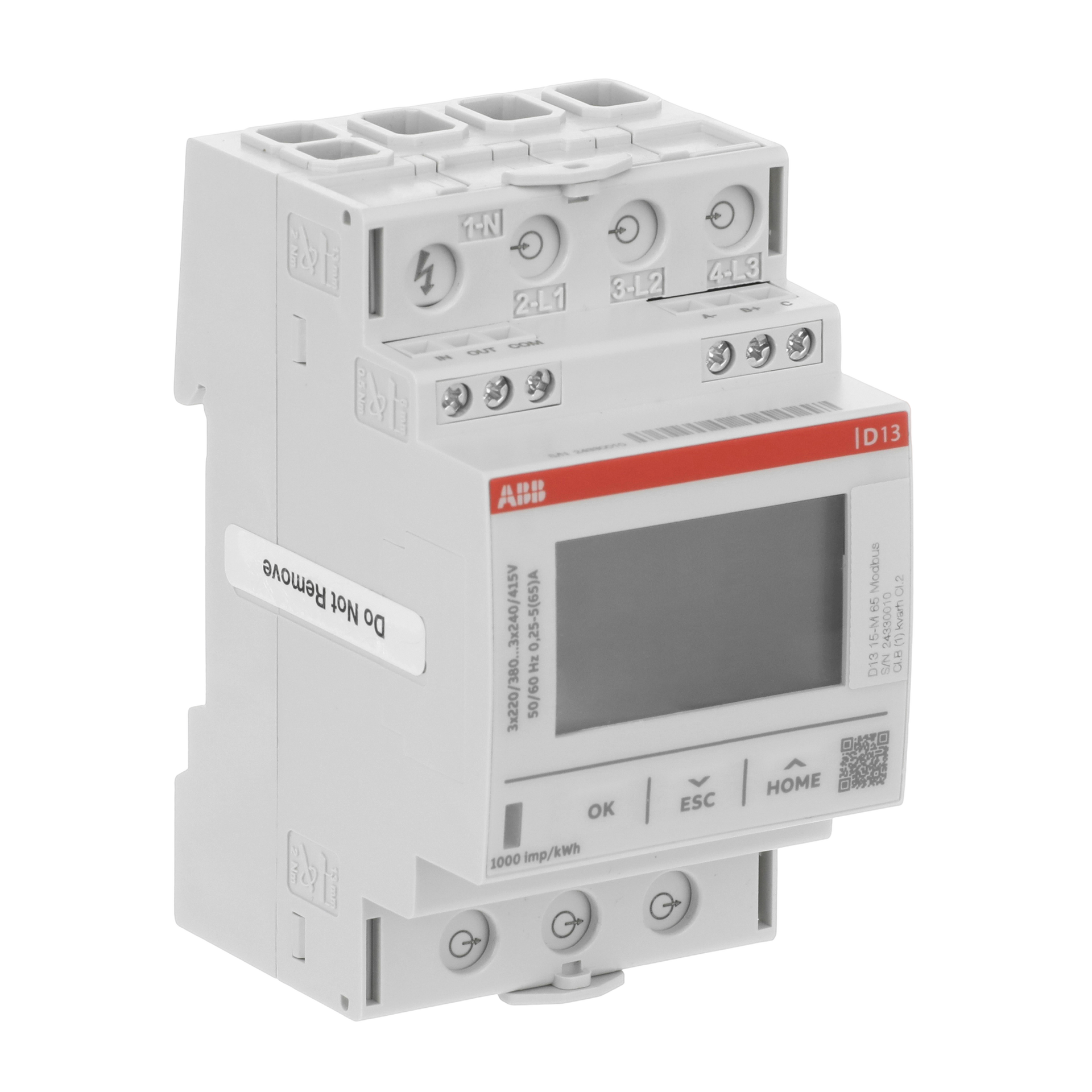 Energy meter '15', Modbus RTU, 3-phase, 65 A – Immagine 2 di 3