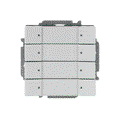 Solo 8gang Twisted Pair Wiring aluminium silver - Platform 63