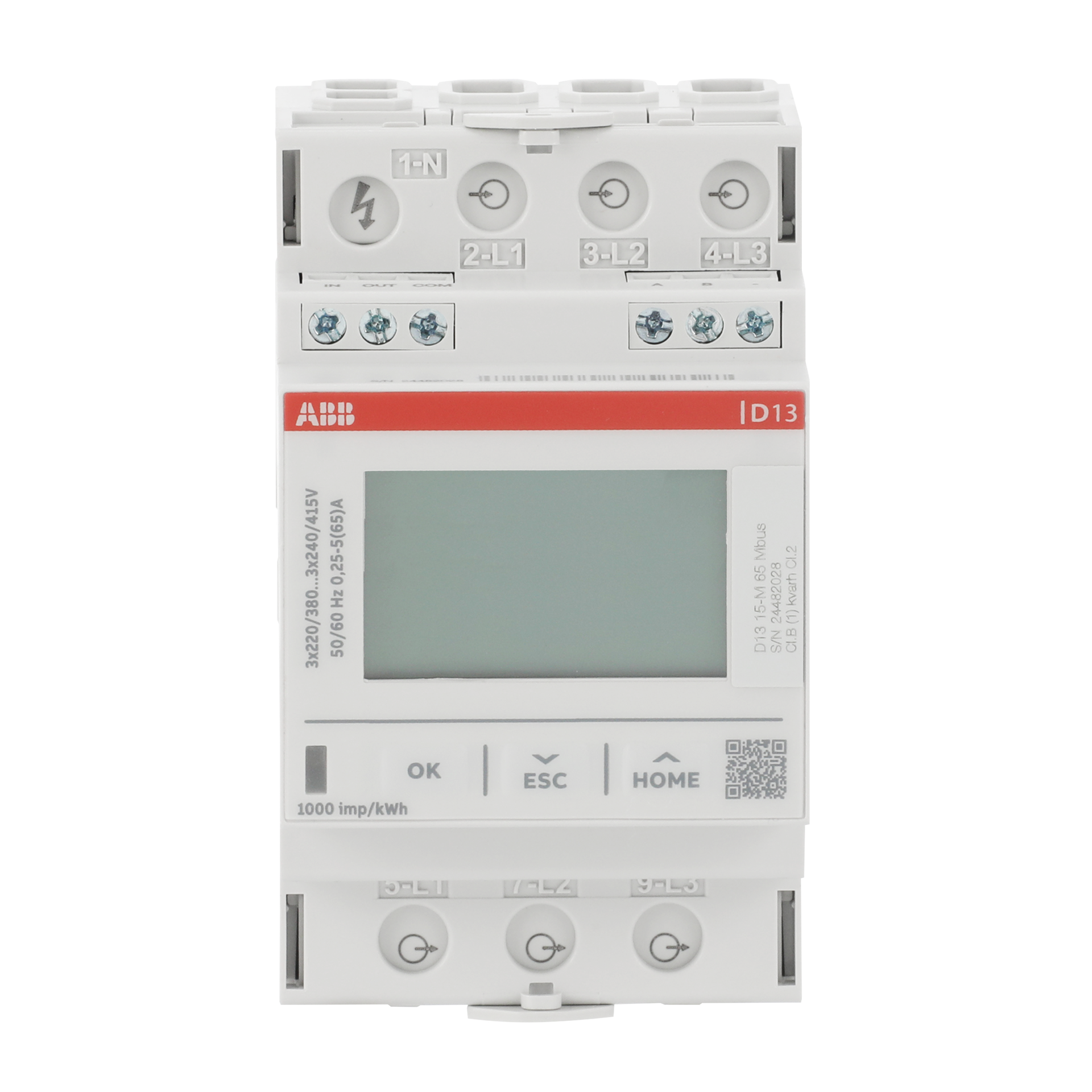 Energy meter '15', M-Bus, 3-phase, 65 A – Immagine 2 di 4