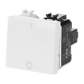 Interrutori 2-pole switch with Not included White - Chiara