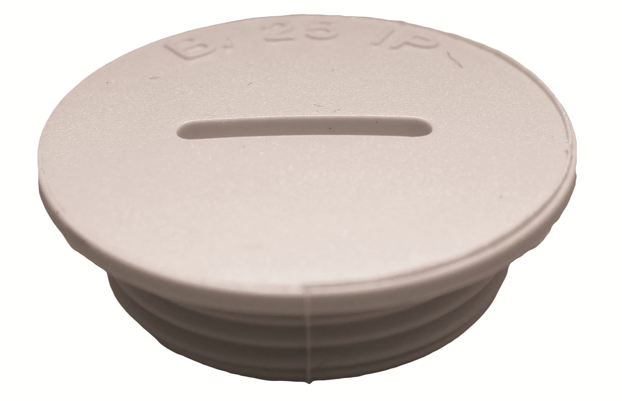 PLUG RND PA6GF M12 GR