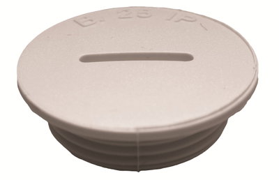 PLUG RND PA6GF M63 GR