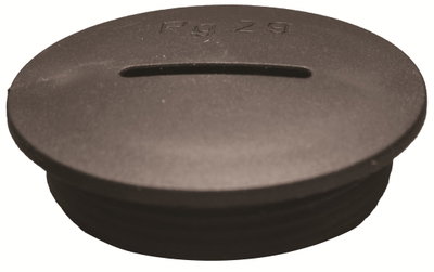 PLUG RND PA6GF M63 BL