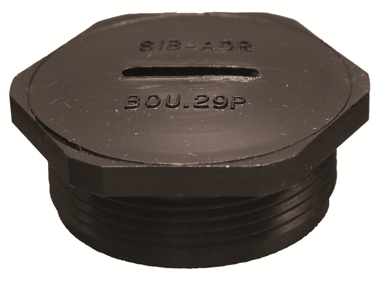 PLUG 6P PC PG16 BL