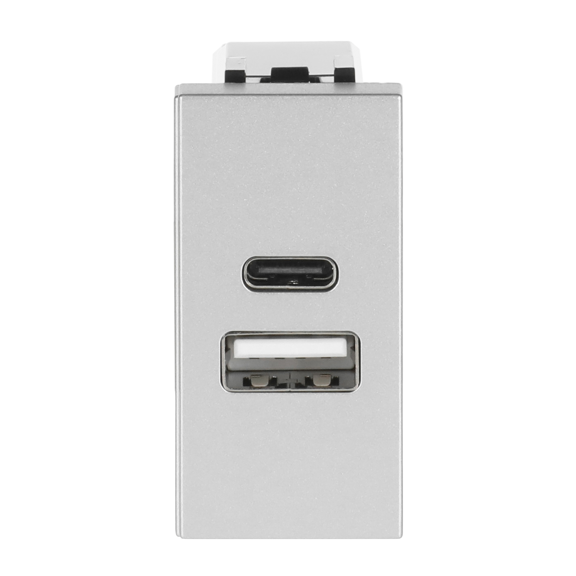 Caricatore USB Breakout cable with USB A/C Argento - Zenit