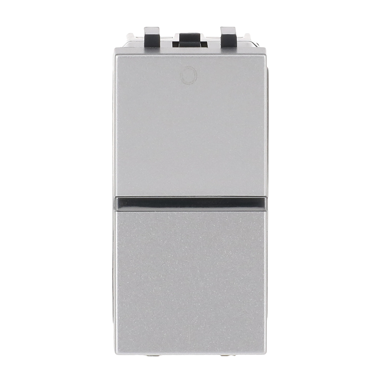 Interruttore bipolare 2-pole switch with LED exchangeable Argento - Zenit