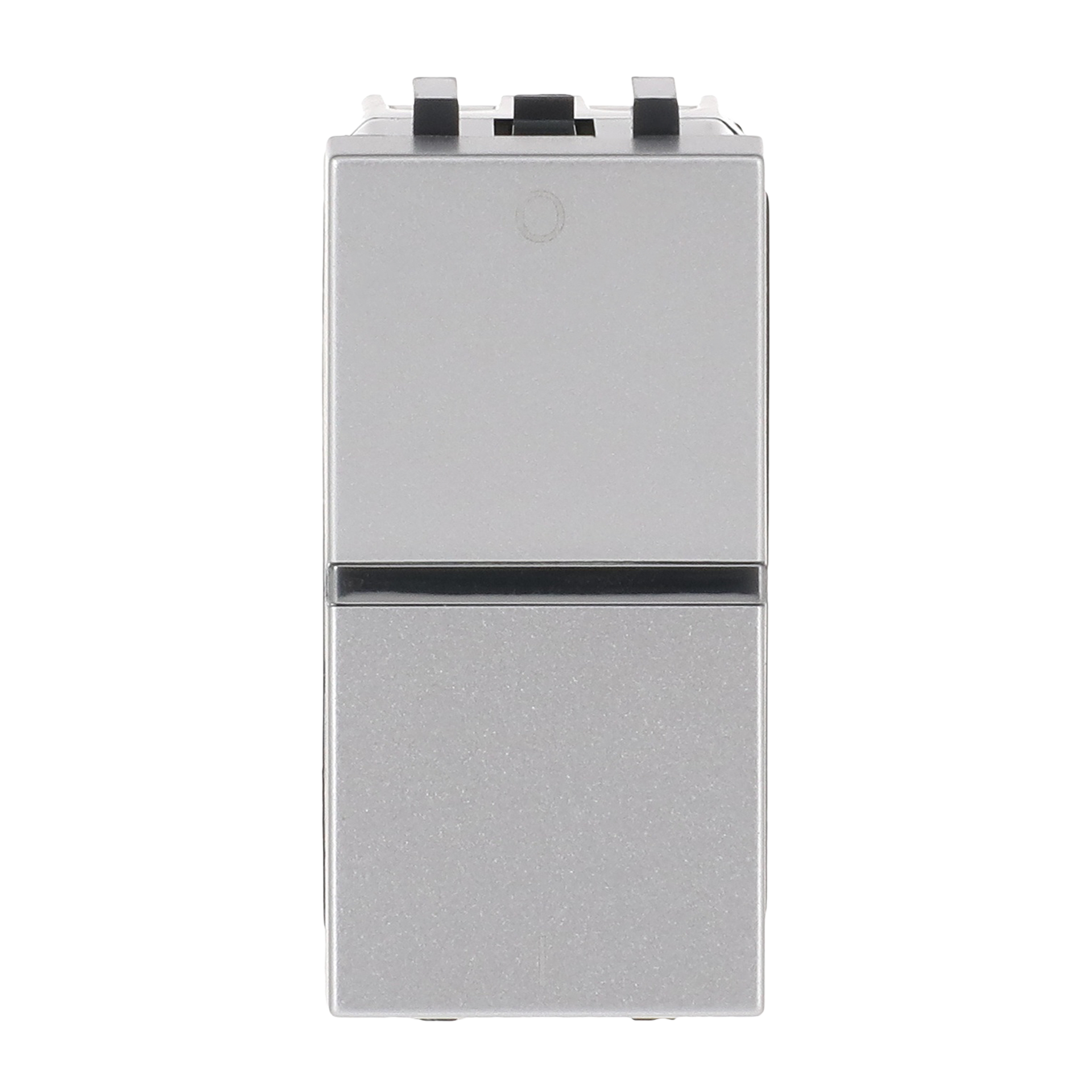 Interruttore bipolare 2-pole switch with LED exchangeable Argento - Zenit